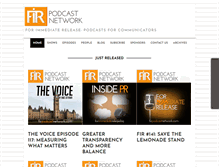 Tablet Screenshot of firpodcastnetwork.com